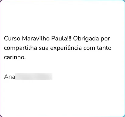 Depoimento de Ana