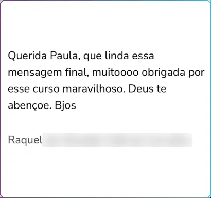 Depoimento de Raquel