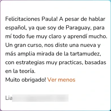 Depoimento de Lia