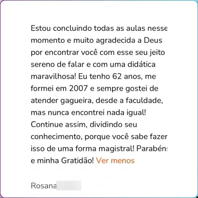 Depoimento de Rosana