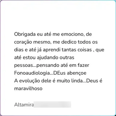 Depoimento de Altamira